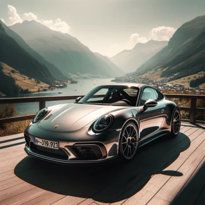 Porsche 911 på landsväg