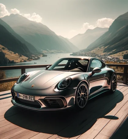 Porsche 911 på landsväg